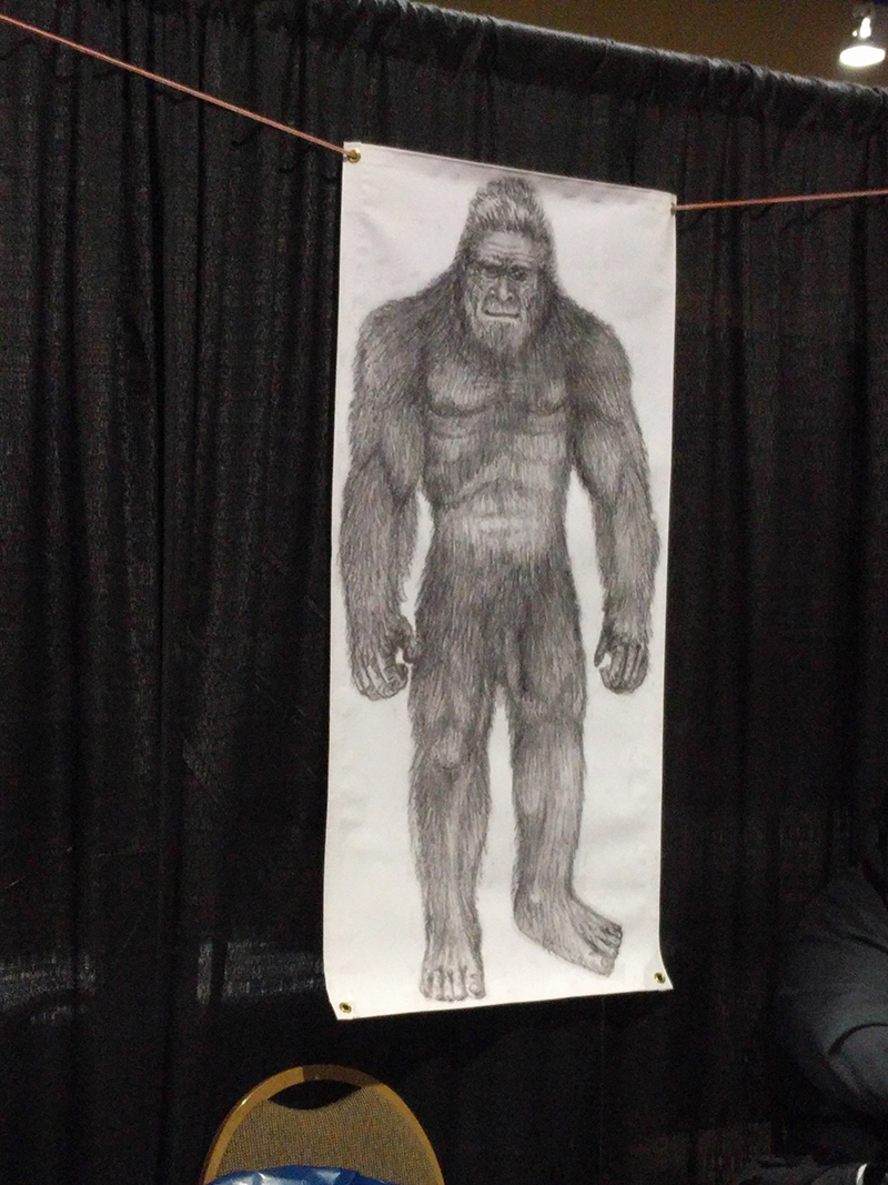 drawing of Bigfoot