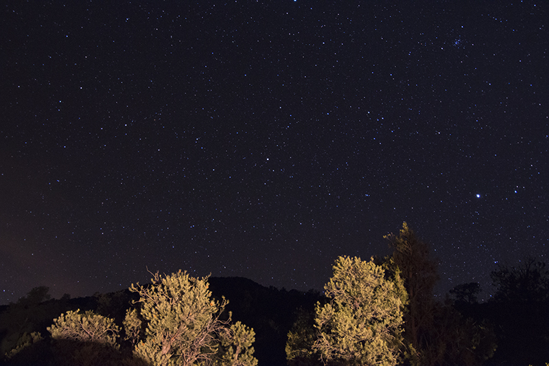 Stars over Tikaboo Peak Nevada